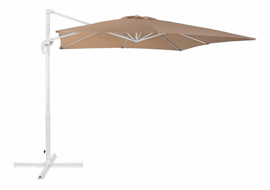 Umbrelă de grădină 250 cm MONCE (aluminiu) (bej nisipiu)