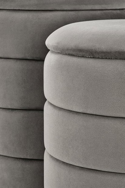 Set 2 buc. taburete Pachio (gri)