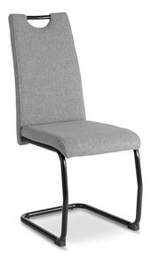 Étkezőszék Lesione (szürke + fekete) 