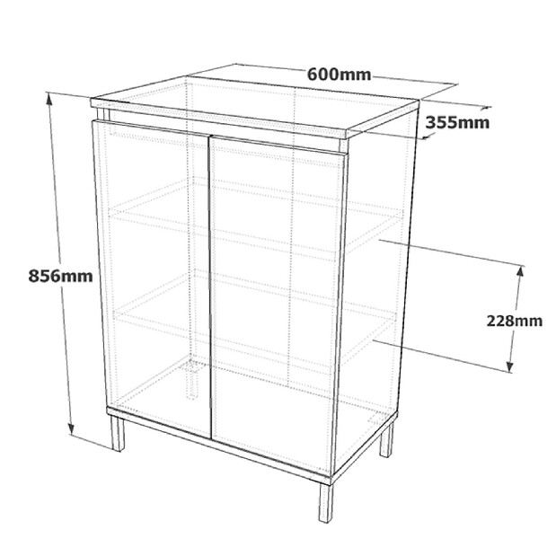 Dulap Veronique 1 (maro + Antracit)