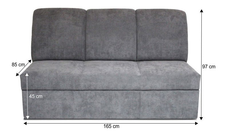 Pohovka trojsedačka bez bokov Iza New