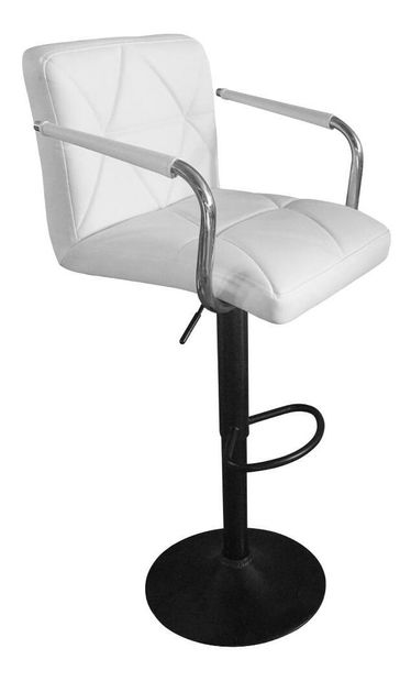 Bárszék Fibie (öko-bőr fehér + fekete) *bazár