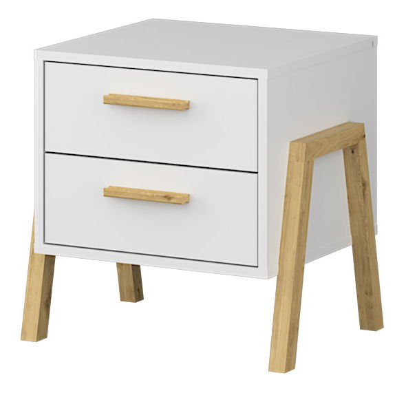 Éjjeliszekrény Berry (fehér)