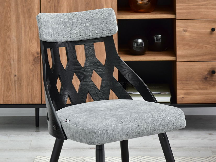 Szék Crab (fekete szürke + fekete)