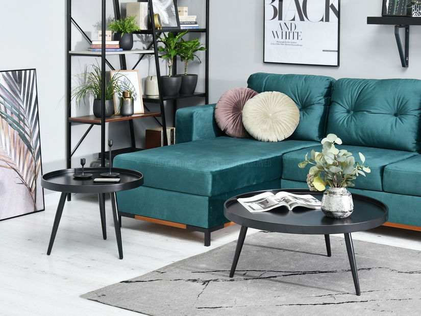 Măsuță de cafea Lantan Zest Xl (negru + negru)