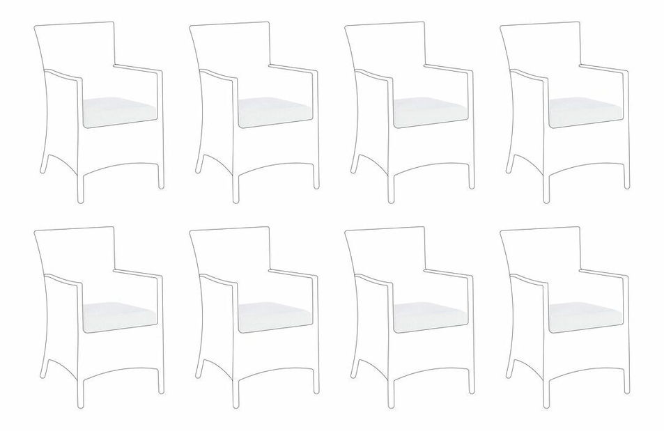 Set náhradných poťahov Talian (krémovo biela)