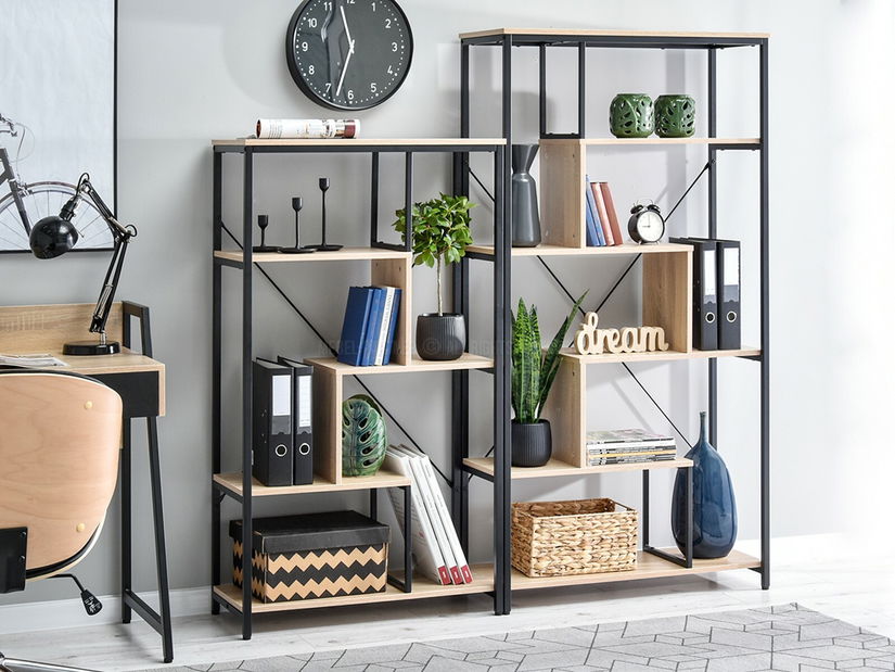 Raft Harp Ab (stejar + negru)