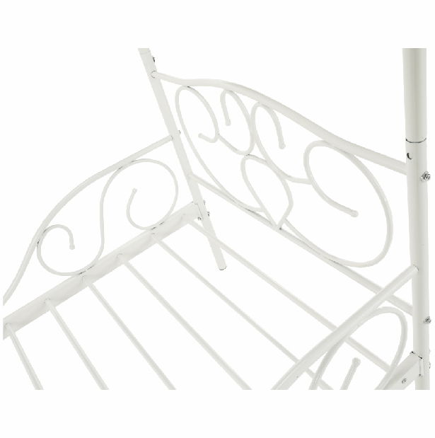 Jednolôžková posteľ 90 cm Anabella (biela) (s roštom)