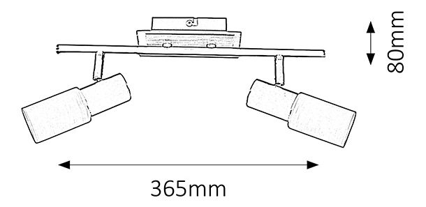 Pontvilágítás Logan 6097 (króm + szatén króm)