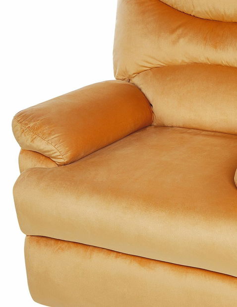 Relaxačné kreslo Elsia (horčicová)