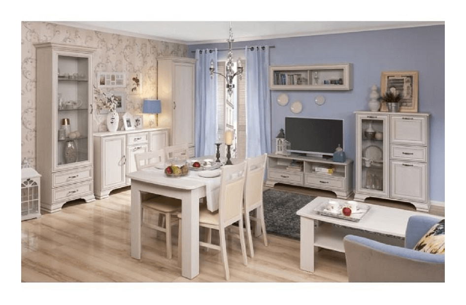 TV stolík/skrinka Tanya Typ 14 2S (krémová) *bazár