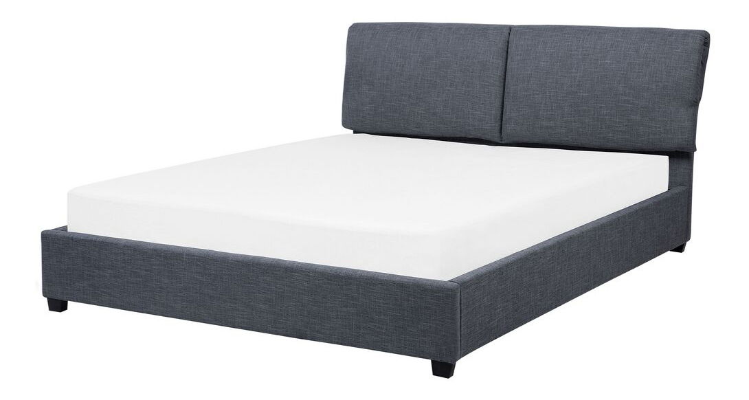 Bračni vodeni krevet 180 cm Blas (siva) (s podnicom i madracem)