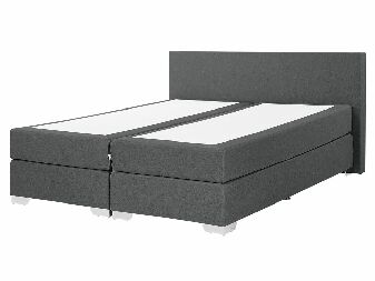 Manželská posteľ Boxspring 160 cm PREMIER 2 (s matracmi) (sivá)