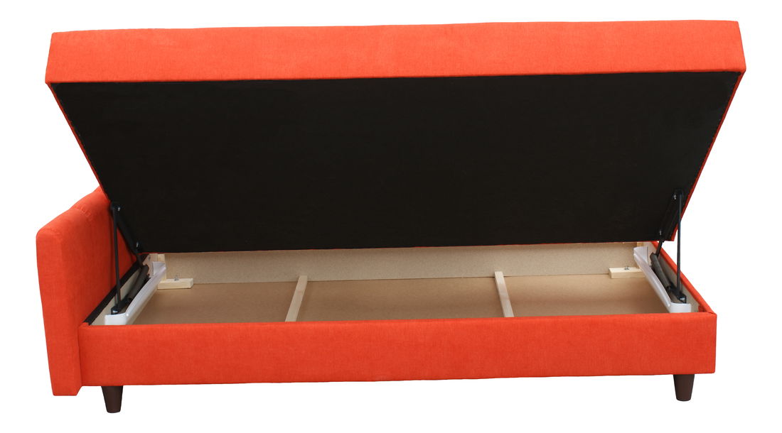 Pohovka trojsedačka Camelia modrá, ľavá