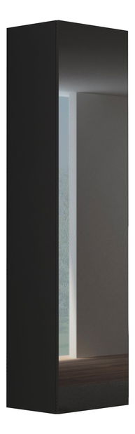 Fali szekrény Livo S 180 (fekete + fényes fekete)