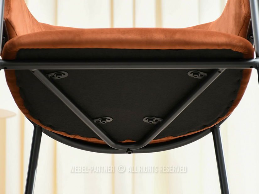 Étkezőszék Conquisto (fekete)