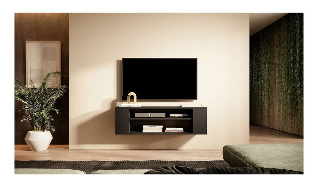 Tv szekrény/asztal Walker 100 (fekete)