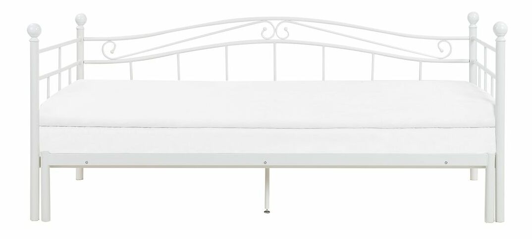 Jednolôžková posteľ 200 x 80 cm Toki (biela) (s roštom)