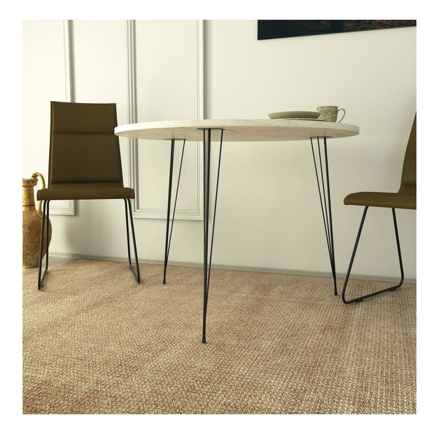 Étkezőasztal Sabuna 1 (4 fő részére) (fekete + fehér) 