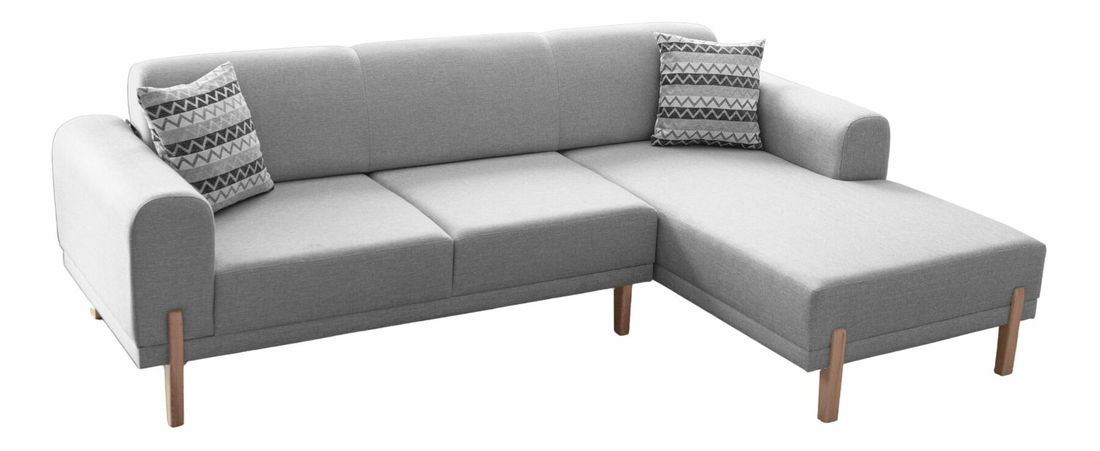 Rohová sedačka Mochi (sivá) (P)