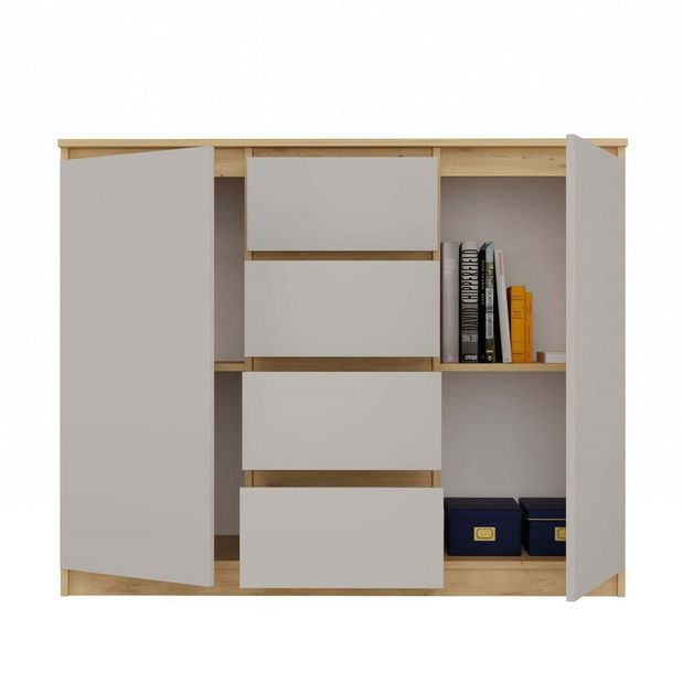 Komoda Musecalo 8 (dub artisan + kašmír)