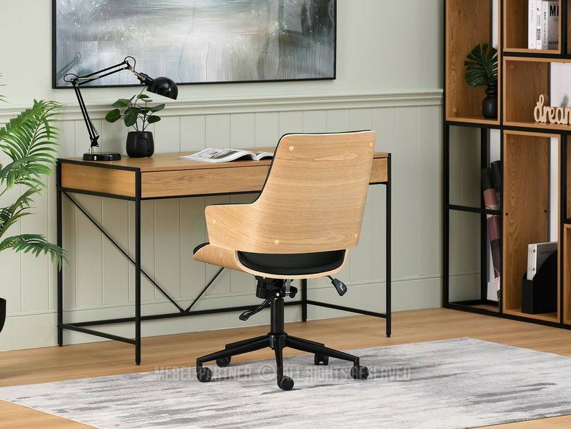 Stolička Oscaro (dub čierny + čierna)