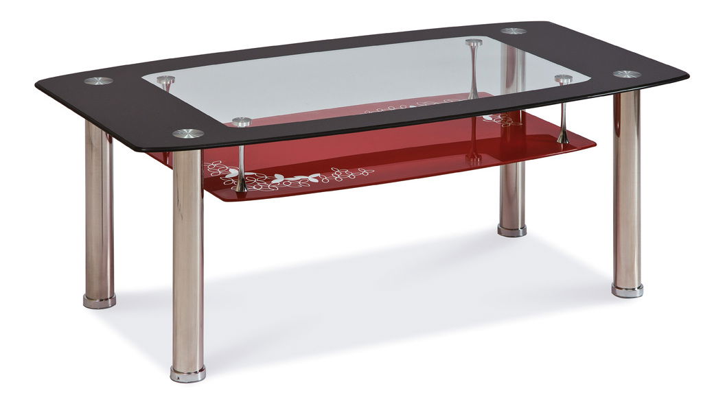 Konferenčný stolík Twist C (červený)