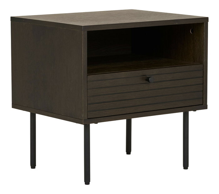 Noćni ormarić Ksitina 7 (tamnosmeđa)