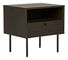 Nočný stolík Ksitina 7 (tmavohnedá)