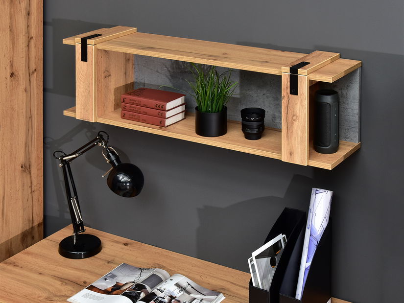 Nappali fal Subrayado 04 (tölgy + fekete)