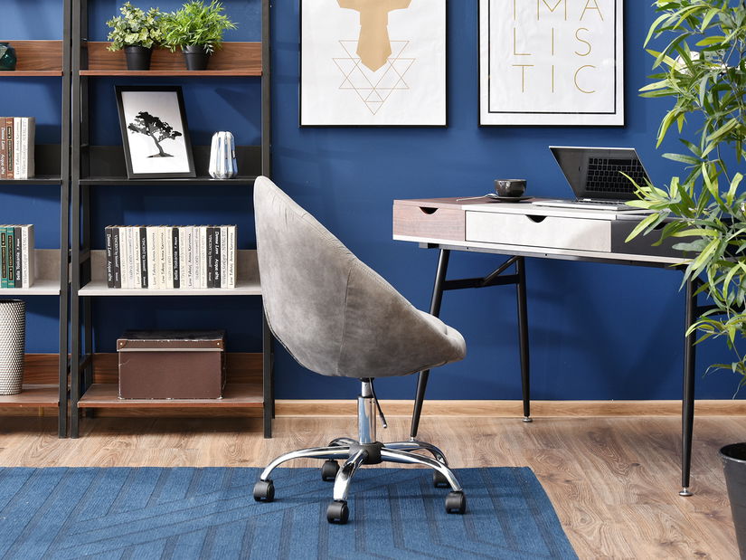 Fotel Lush 4 (szürke + króm)