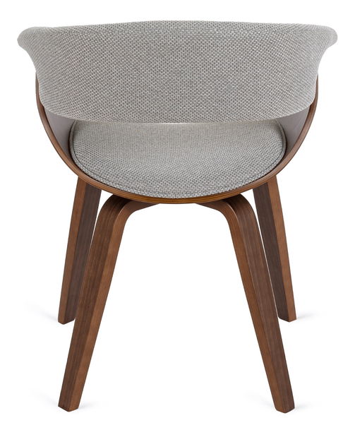 Jedálenská stolička Generosas 2 (sivá + orech) 