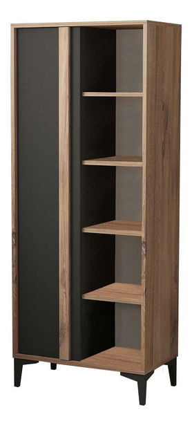 Set mobilier living Laciko (pin atlantic + antracit)