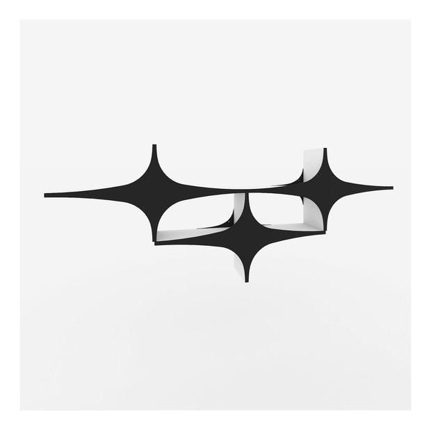 Polc Nupoma 2 (fekete + fehér) 