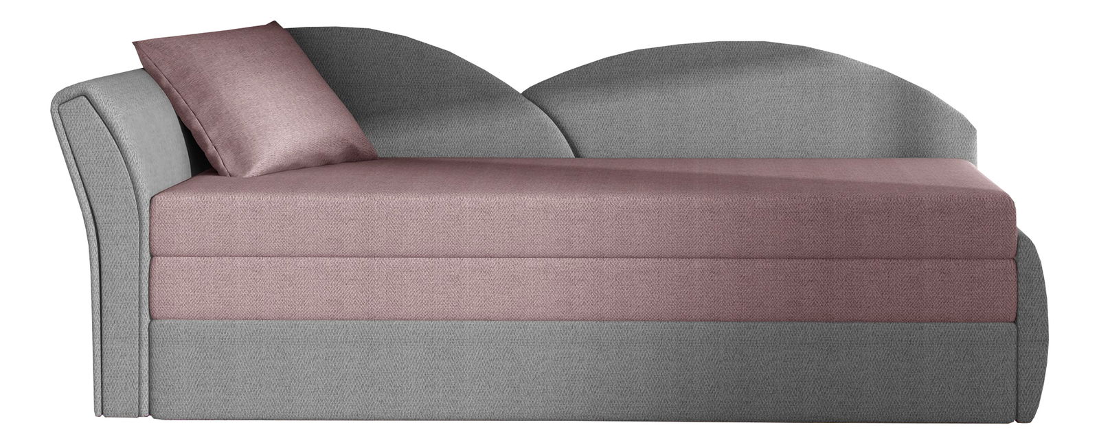 Leňoška Agira 22 (sivá + ružová) (L)