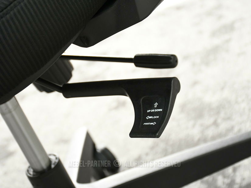 Irodai fotel Largindo (fekete)