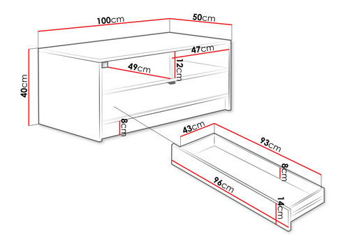 Stolić za kavu Rozoma 1SZ (bijela)