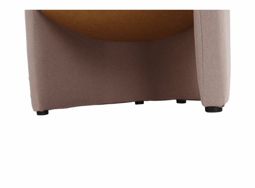 Fotel Cubali (púder rózsaszín)