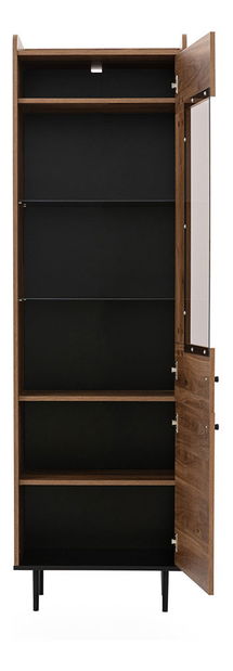 Mobilier living Percival I (negru + brandy castello)