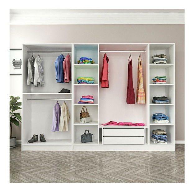 Ormar za garderobu Kalia 3817 (bijela)