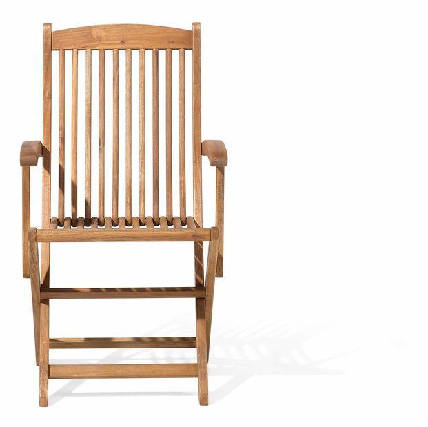 Záhradná jedálenská sada Mali (svetlé drevo)