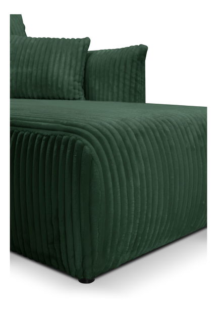 Sarok ülőgarnitúra Alondra (sötétzöld) (J)