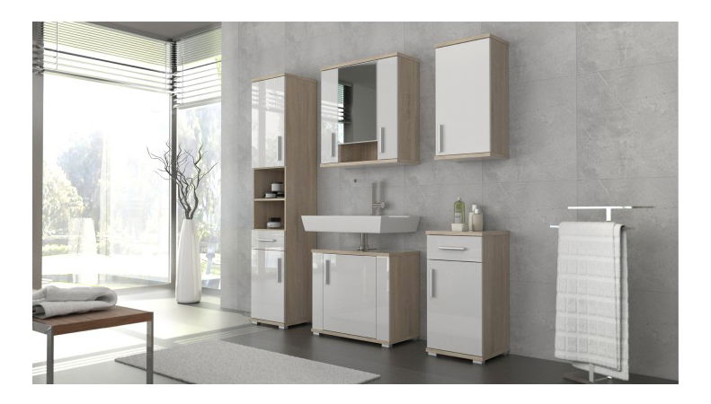 Kúpeľňová skrinka na stenu Foana Li04