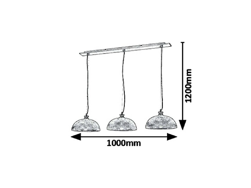 Závesná lampa Petrina 5460 (króm)