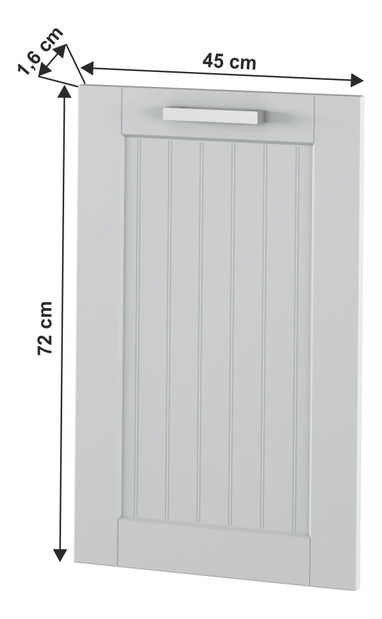 Vrata za perilicu posuđa Janne Typ 55 (svijetlosiva)
