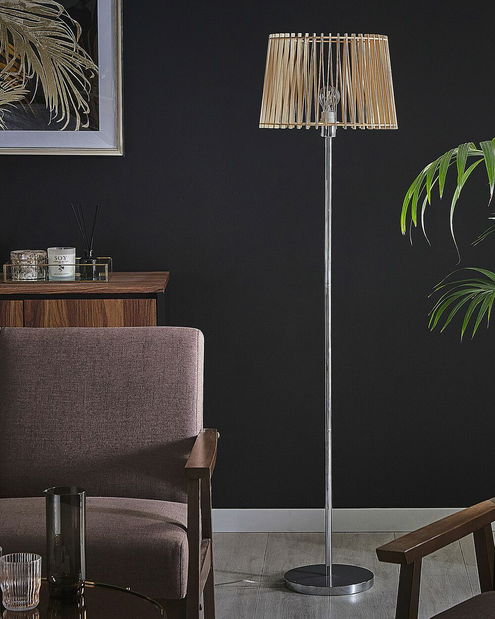 Stojanová lampa FARAGO (svetlé drevo)