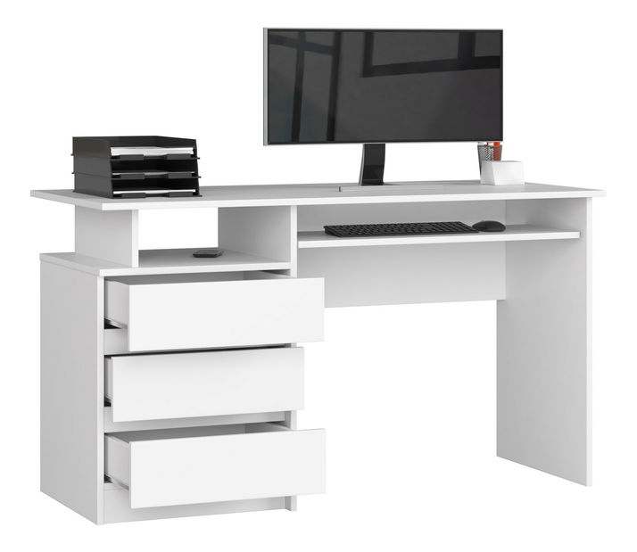 PC asztal Bronte (fehér)