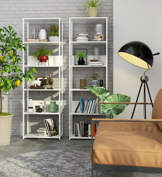 Regál Loriana III (biela)