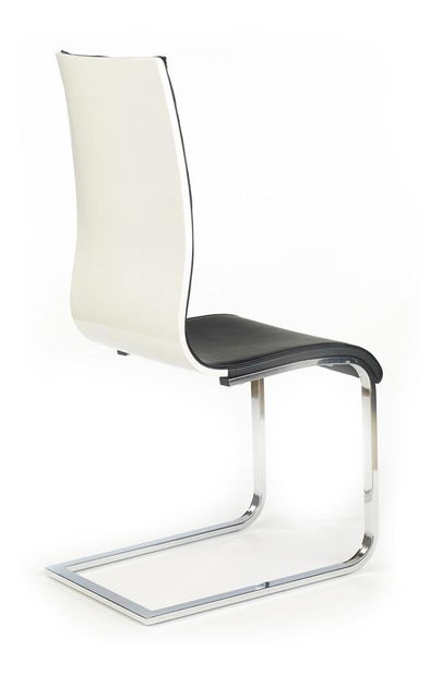 Blagovaonska stolica Killa crna + bijela (crna + bijela)