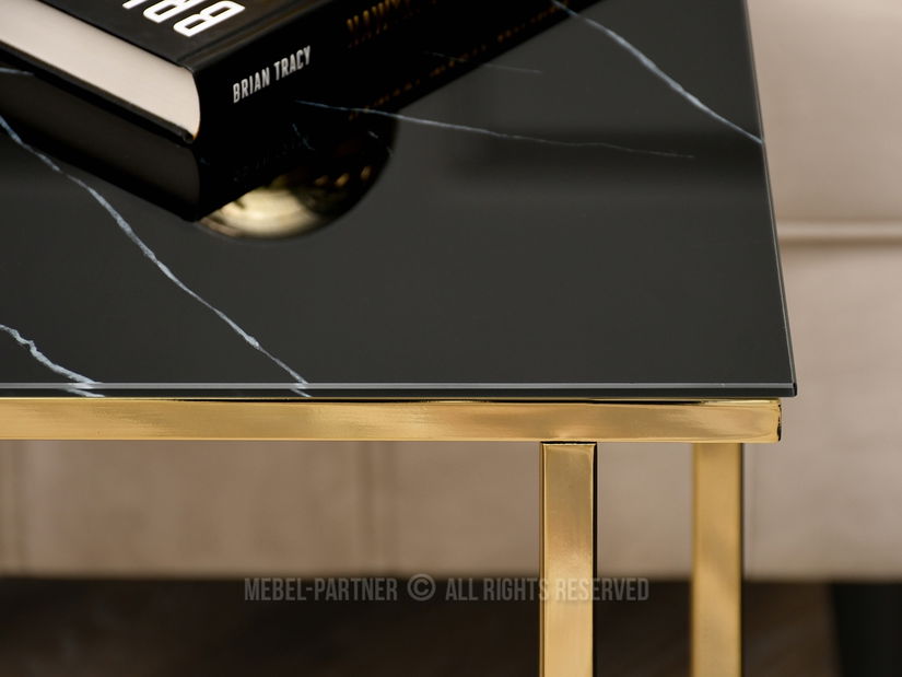 Dohányzóasztal Vasho (fekete + arany)